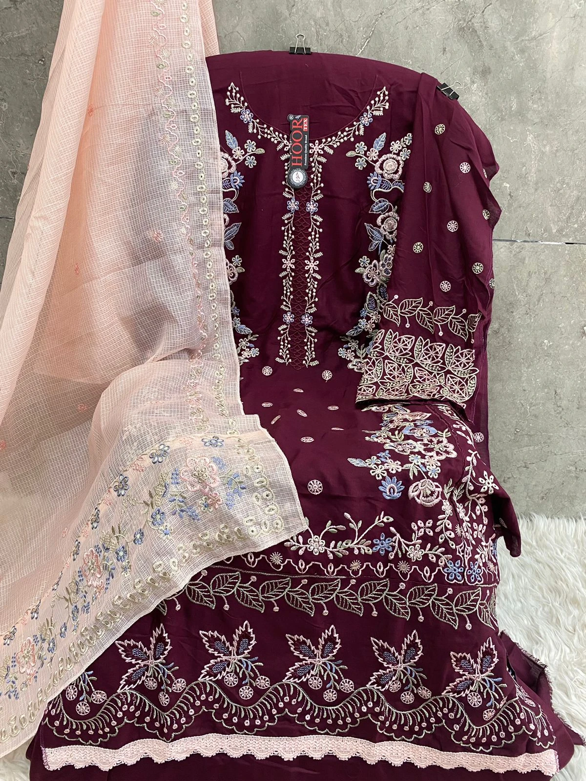 Hoor Tex H-279 A To D Heavy Rayon Wholesale Pakistani Salwar Suit Catalog — Wholesale Salwar Suits, MPA wholesale from Surat — view 4